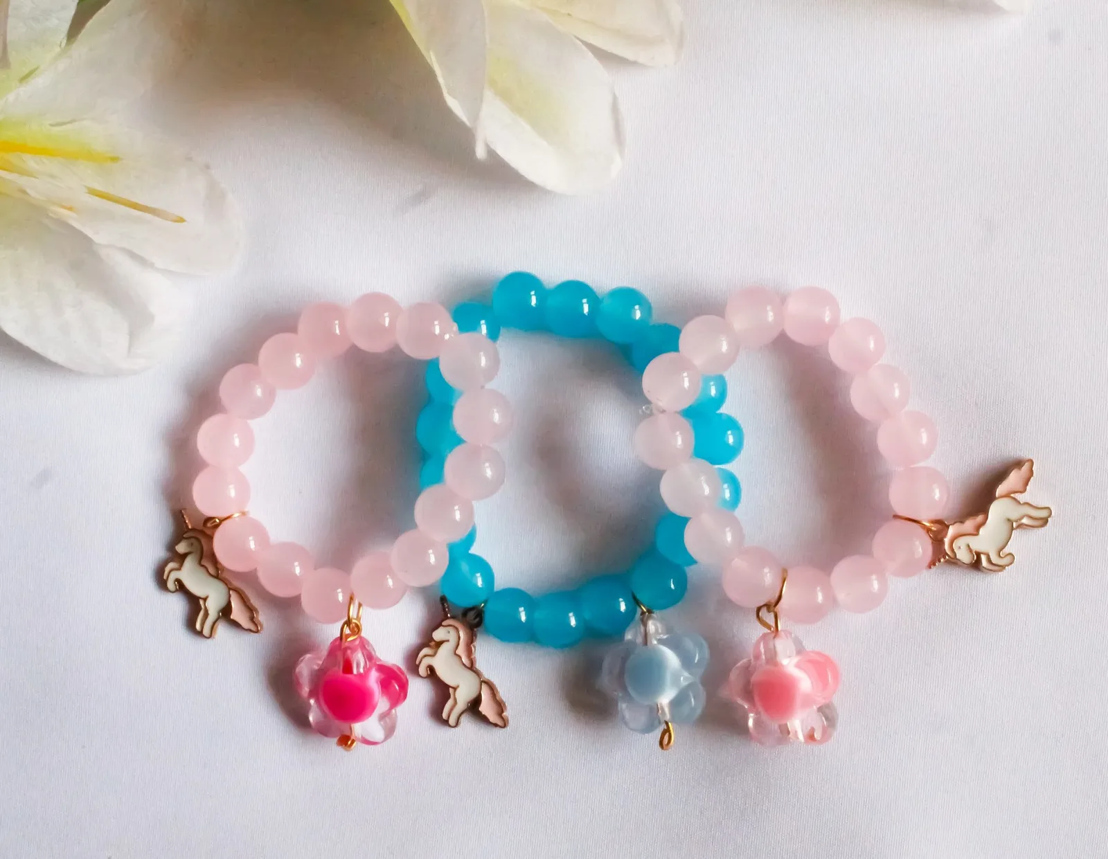 Laura Pearls Official Unicorn Charm Bracelet for Kids