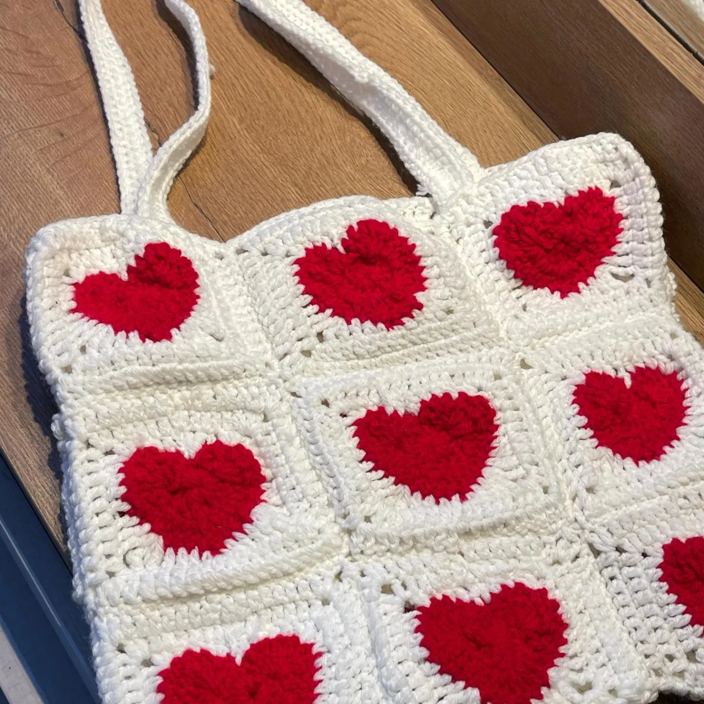 Heart Squares Tote