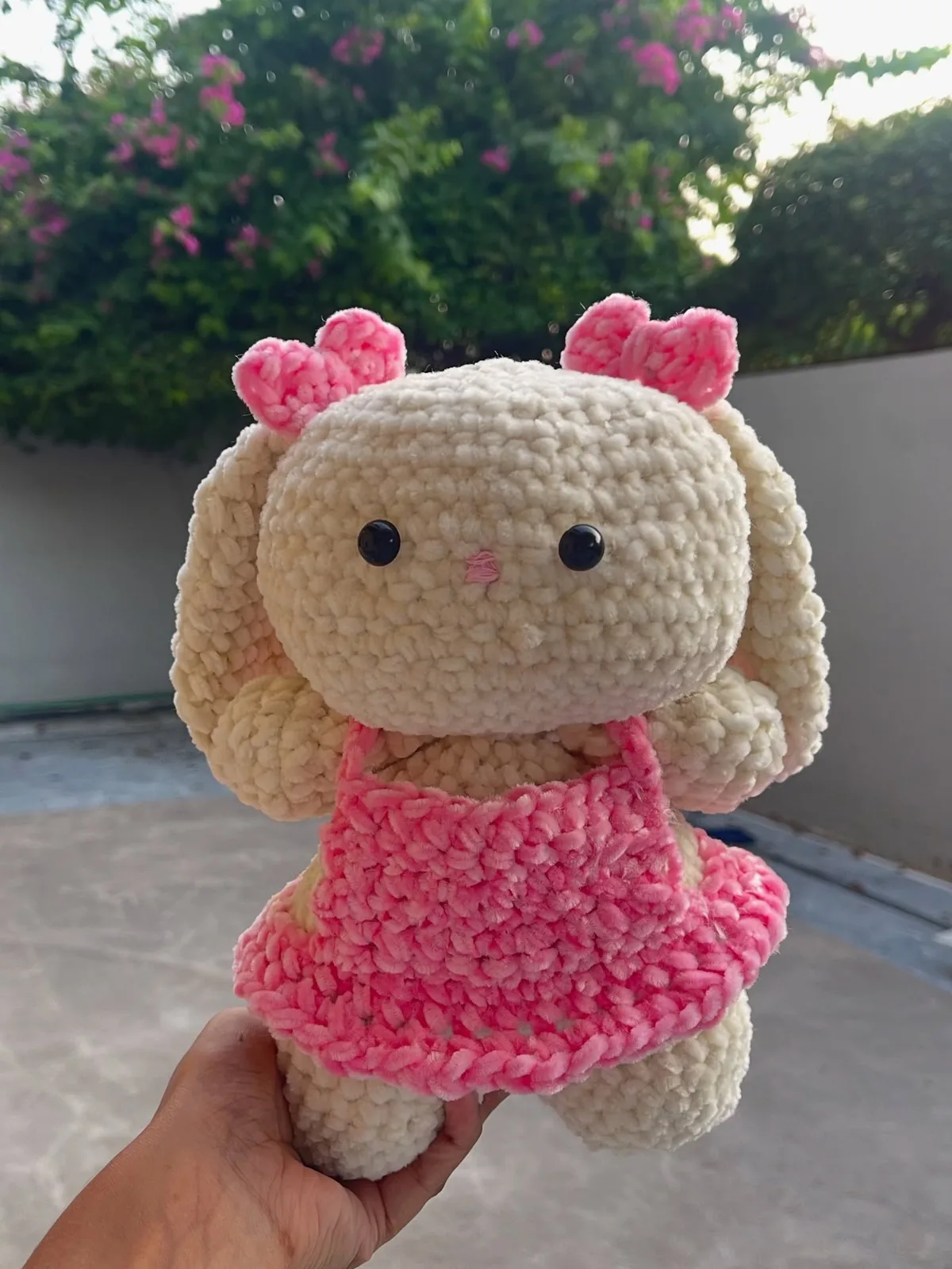 Bunny in a Pink Dress