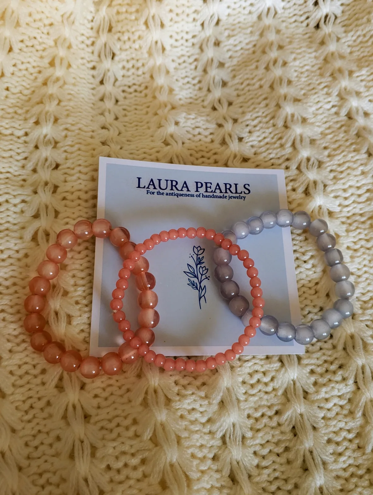 Glass Bead Charm Bracelet, photo 2