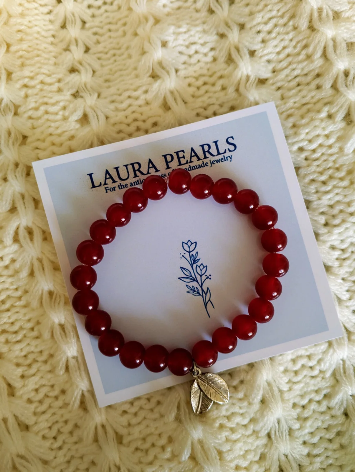 Glass Bead Charm Bracelet, photo 3