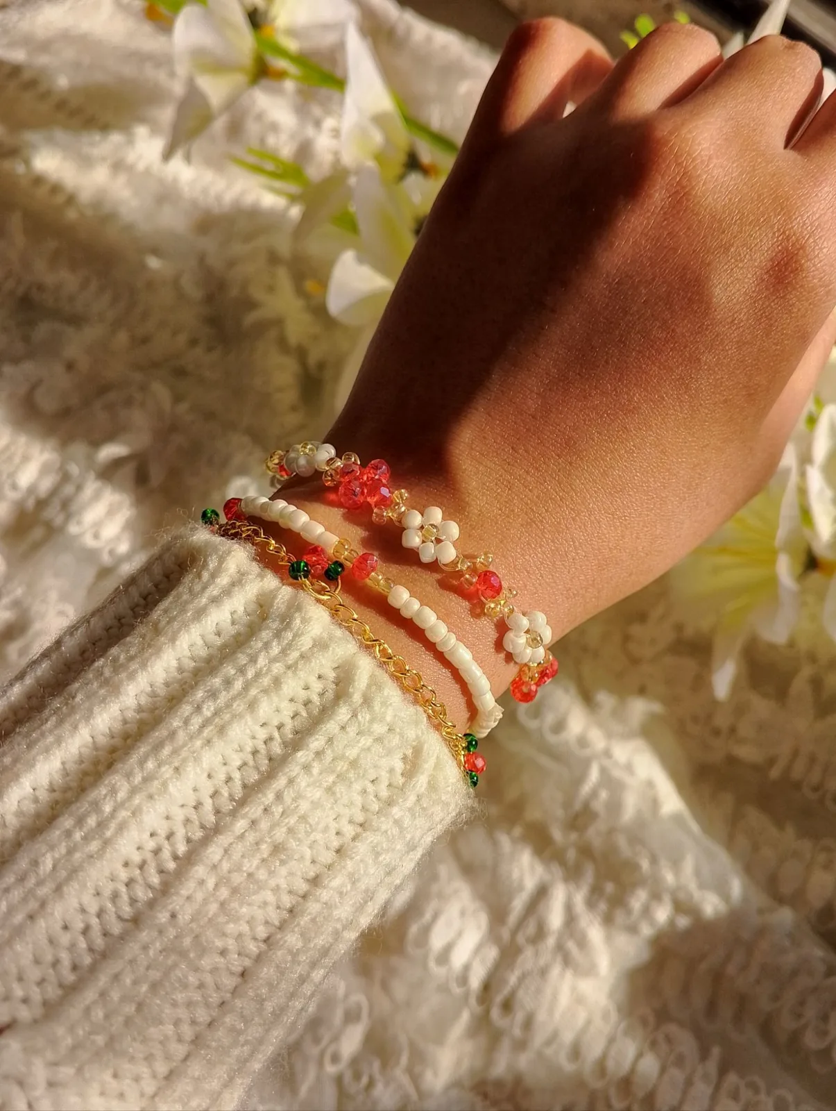 Red Desire Bracelet Set (3 pieces)