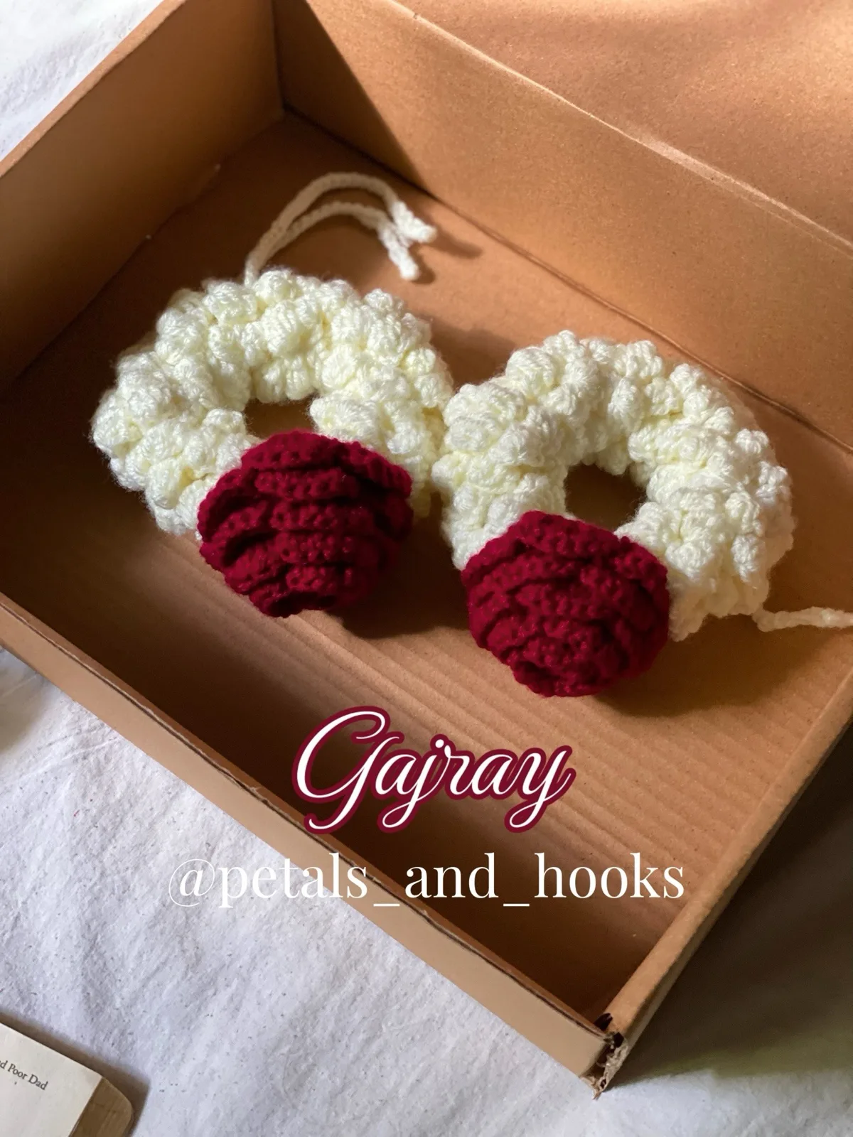 Petals and Hooks Gajray (Pair)