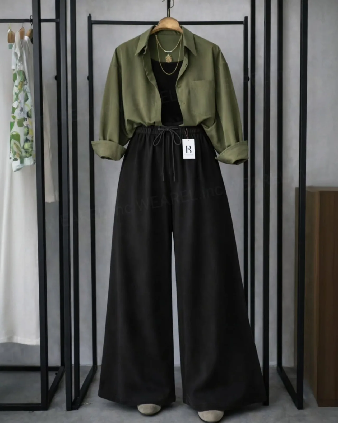 Three-Piece Shirt, Tank & Flapper Trousers