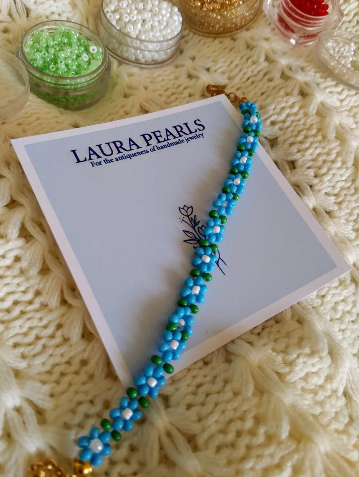 Flower Bead Bracelet, photo 3